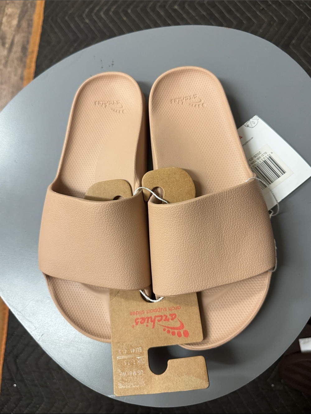 Archies Women's Arch Support Slide Sandals - Picture 4 of 5